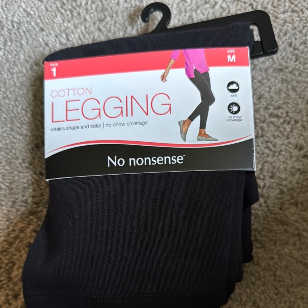 No nonsense Black Cotton Leggings